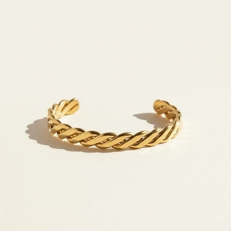 Shashi - Braided Cord Bangle Style Bracelet