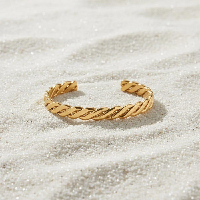 Shashi - Braided Cord Bangle Style Bracelet