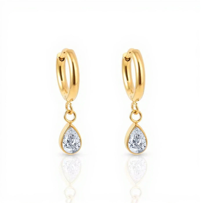 Lumi – Petite Teardrop Hoops