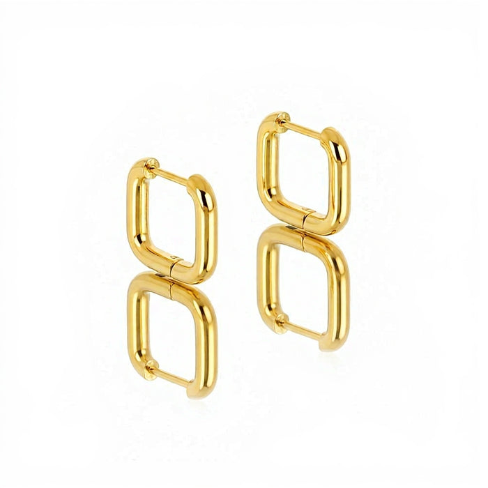 Ira - Square Hoops